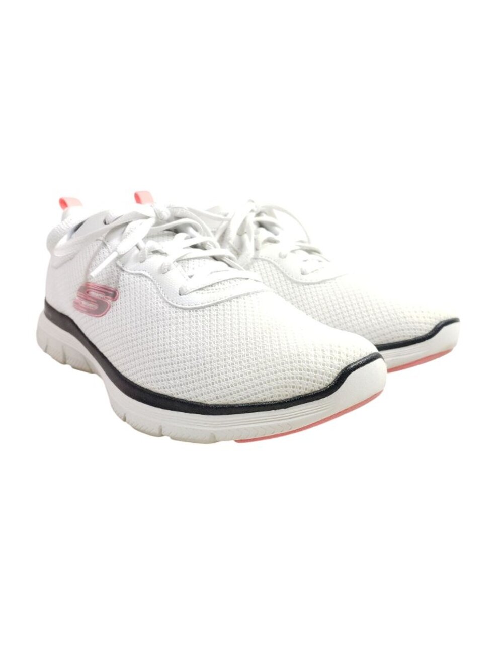 Skechers Womens Size 8.5 Flex Appeal 4.0 Brilliant View White Sneakers - Picture 2 of 8